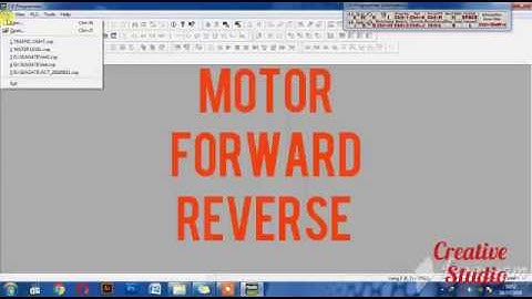 Motor Forward Reverse Ladder Diagram Explaination | Cx-Programmer | PLC (OMRON)