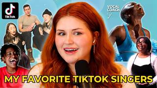 My favorite singers on TIKTOK I Vocal Coach Reacts!