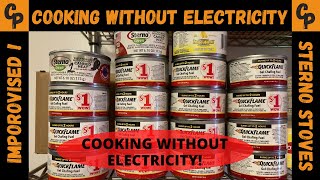Sterno Stove Canned Heat For Off-Grid Cooking!