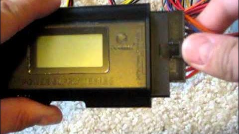 How to use the Coolmax power supply tester