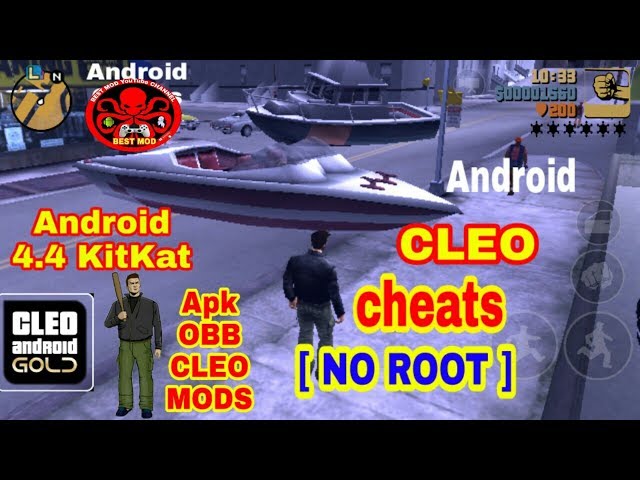 DOWNLOAD GTA 3 With CHEAT MENU APK+OBB+CLEO FILES/ ANROID GAMEPLAY