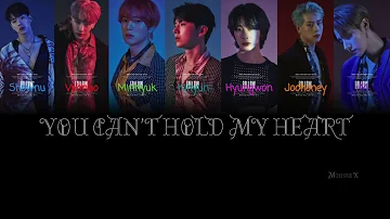 Monsta X - YOU CAN'T HOLD MY HEART Color Coded Lyrics