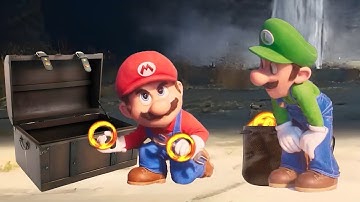 Super Mario Movie  -  Dog Francis Bathrooms Mario & Luigi -   5 Sound Variations in 62 Seconds