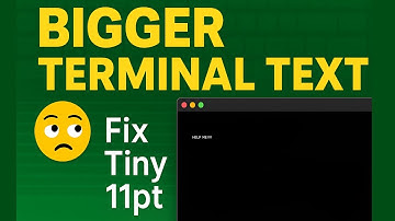 How to Increase Terminal Font Size on the Mac Step-by-Step
