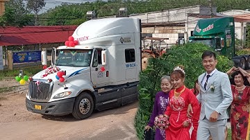 👰🤵 Đám Cưới RƯỚC CÔ DÂU BẰNG XE ĐẦU KÉO