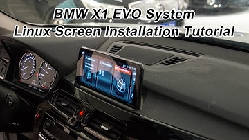 bmw x1 f48 evo install a Linux screen get the carplay and android auto