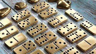 #1585 Incredible 'Gold Bar' Domino Set screenshot 2