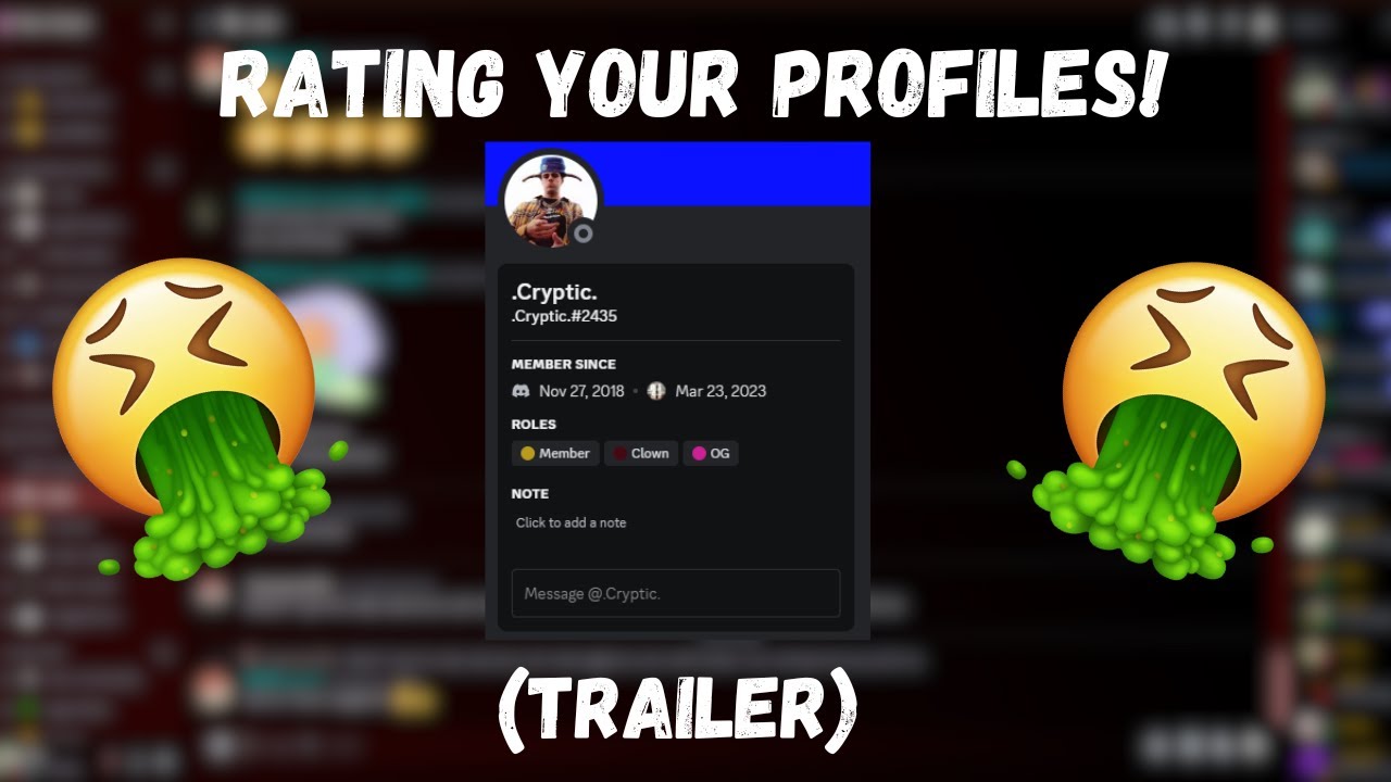 Rating Your Discord Profiles (Trailer) YouTube