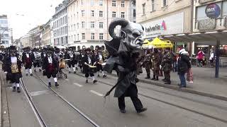 Basler Fasnacht 2018, Guggenmusik, Montag