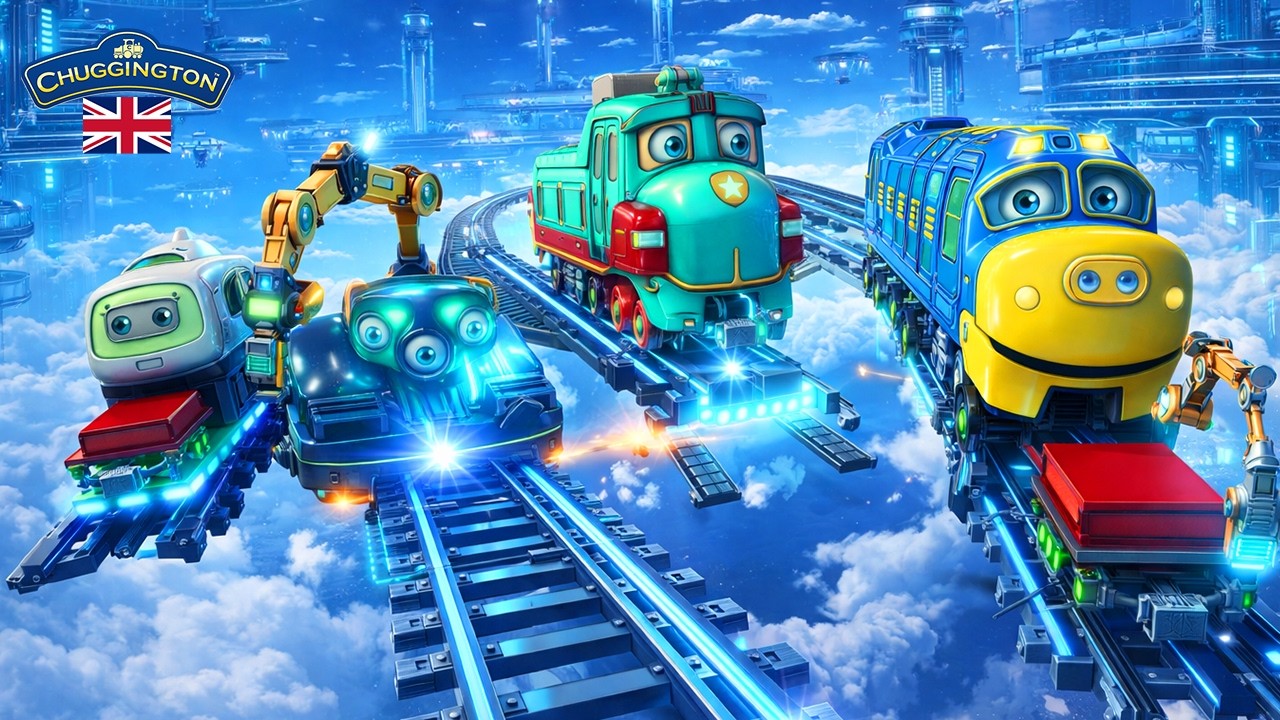 Chuggington Sky Rails Dream! ☁️| Sky Track Builders | Chuggington ...