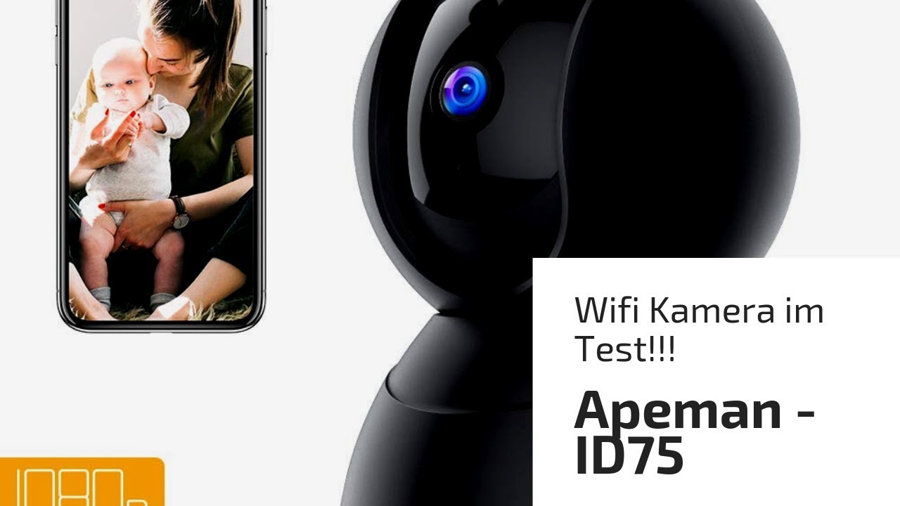 apeman 1080p wlan ip kamera test