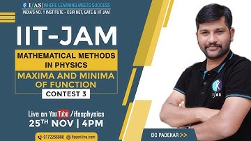 IIT-JAM MMP  CONTEST 3(MAXIMA AND MINIMA OF FUNCTIONS)