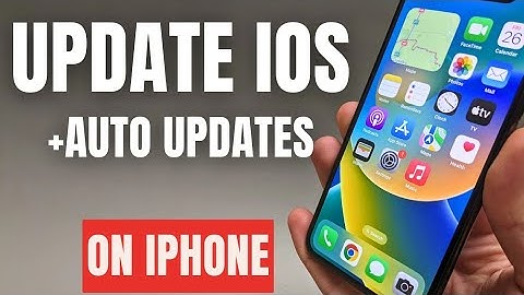 How to Update Iphone IOS & Enable/ Disable Auto Updates