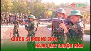 Chiến sĩ Phòng hóa rèn thể lực, đáp ứng yêu cầu nhiệm vụ khó khăn, gian khổ