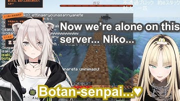 Shishiro Botan senpai saves Koganei Niko【Eng Sub / Yuri / Wholesome / hololive】