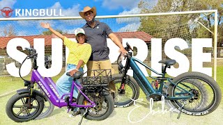 SURPRISE FOR HUBBY + E-BIKE DAY DATE 