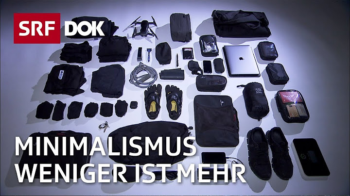 Minimalistisch leben – Weniger ist mehr | Doku | SRF Dok