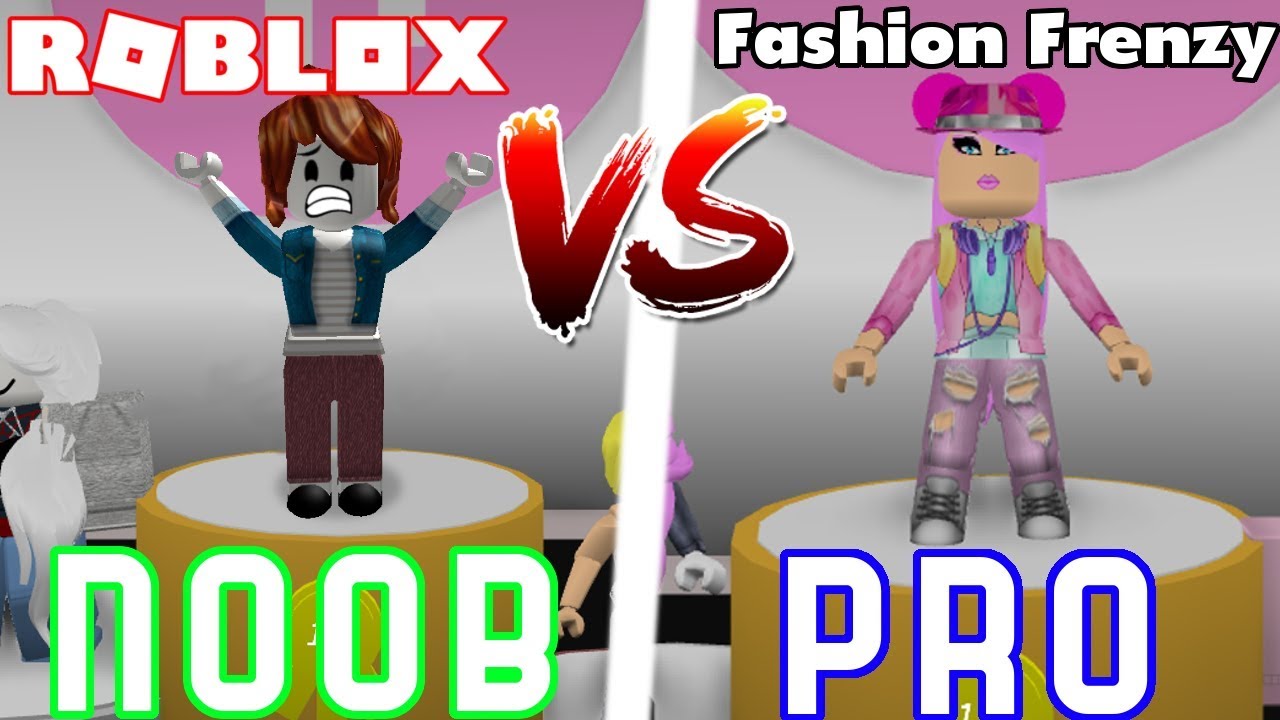Fashion Frenzy Pro Vs Noob Roblox Fashion Frenzy Pro Vs Noob Youtube - roblox wheres the noob roblox by official roblox hardcover