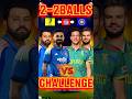 Virat Kohli &amp; Rohit Sharma 🆚 Marco Jansen &amp; Aiden Markram || Challenge 😨 #cricket #shorts #indvssa