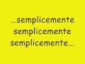 semplicemente lyrics