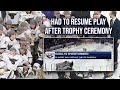 Overturned game-winning goal AFTER trophy ceremony, a breakdown