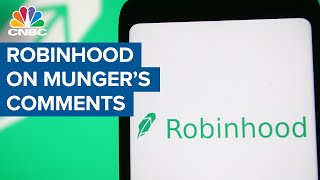 Robinhood: Charlie Munger comments disappointing and elitist