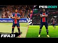 FIFA 21 vs. PES 2021: Celebrations | 4K