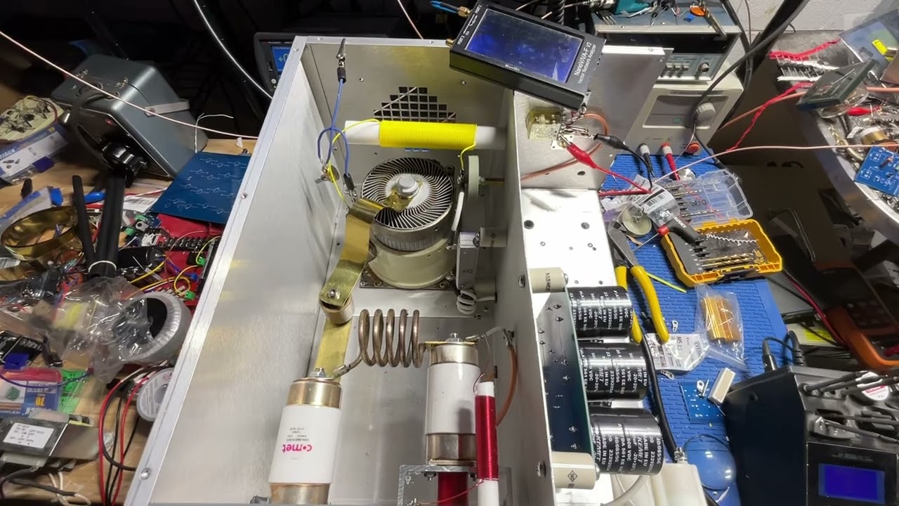 Gu43b Grid driven amp! (Episode 3) Output tune.