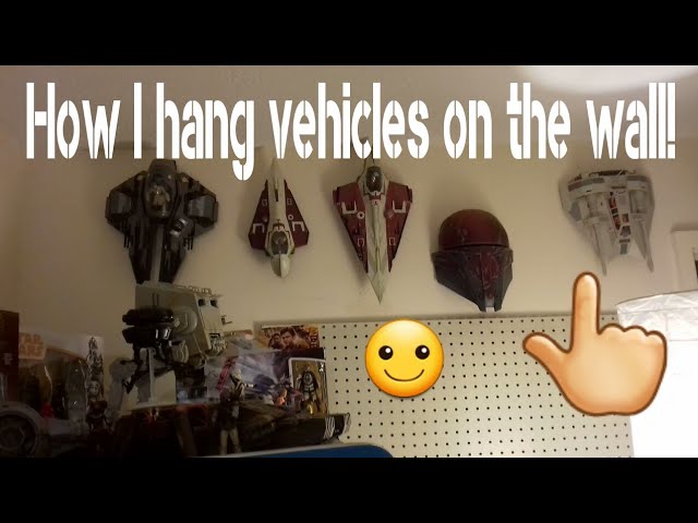 How to hang Star Wars VEHICLES to the wall 