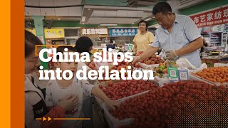 China's CPI falls by 0.3% in July, first deflation since 2021