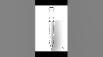 Dagger on Procreate (timelapse)