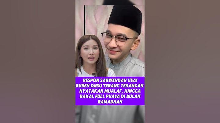 Respon sarwendah usai Ruben resmi mualaf #rubenonsj #sarwendah #betrandpeto #raffiahmad