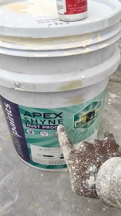 APEX SHYNE DUST PROOF exterior interial Asian Paint cream colour How to