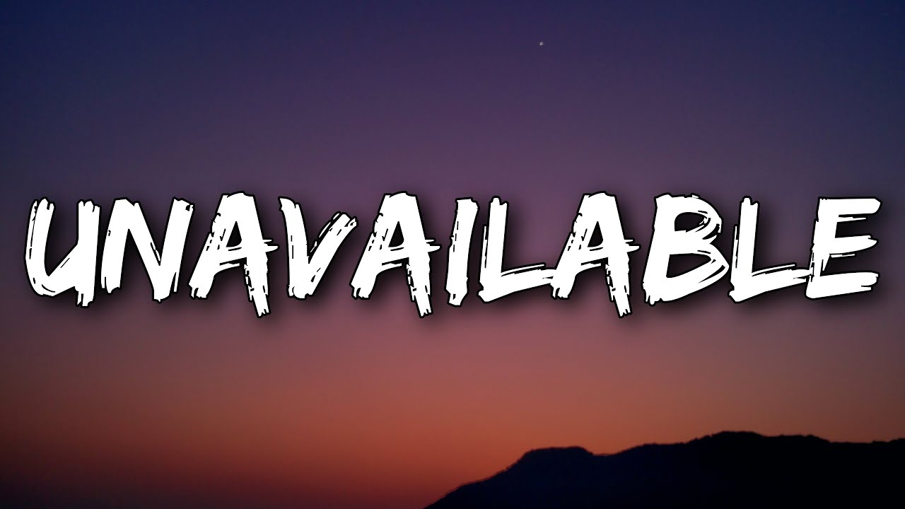 Davido UNAVAILABLE Lyrics Ft Musa Keys YouTube Davido UNAVAILABLE Lyrics Ft Musa Keys YouTube