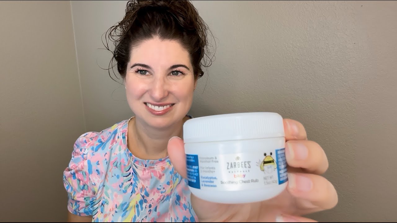 Zarbee's Baby Soothing Chest Rub with Eucalyptus & Lavender, Petroleum-Free Safe and Effective