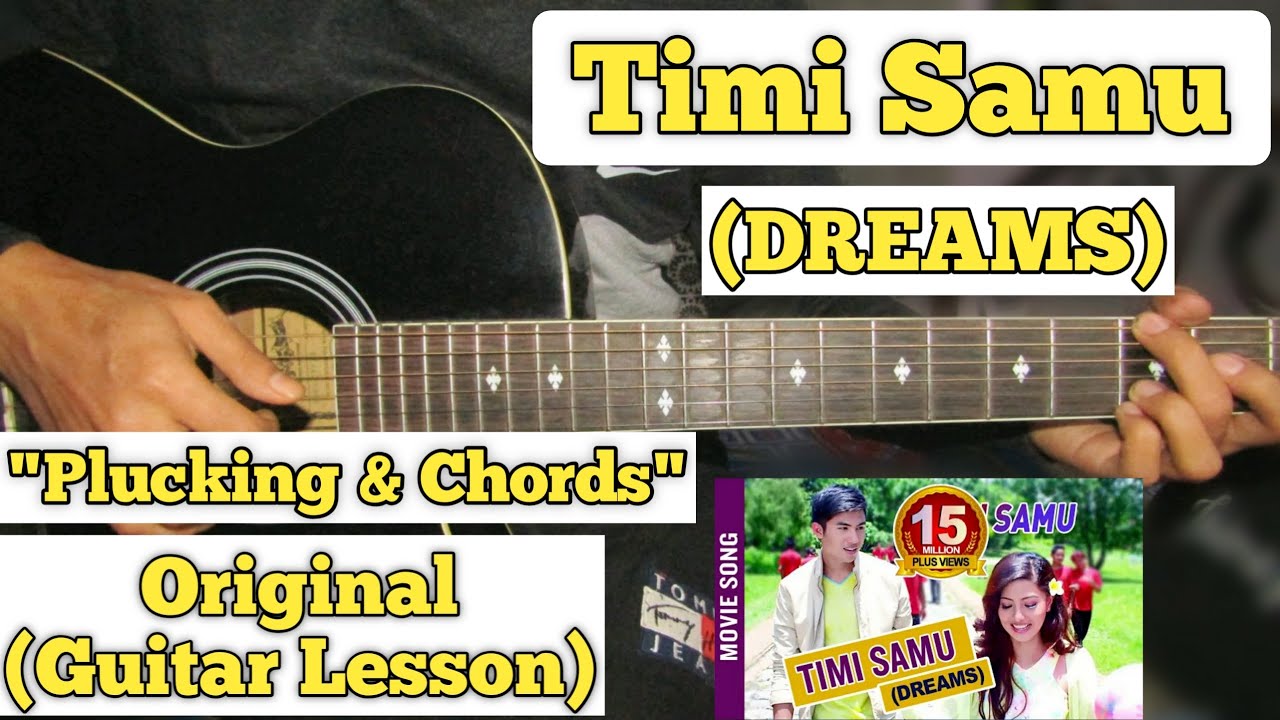 Timi Samu   Dreams  Guitar Lesson  Plucking  Chords  Capo 1