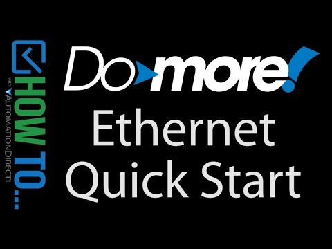 How to Connect to a Do-more PLC Via Ethernet