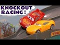 Disney Cars Toys McQueen Cars 3 Knockout Racing with funny Minions & Hot Wheels Car for kids TT4U