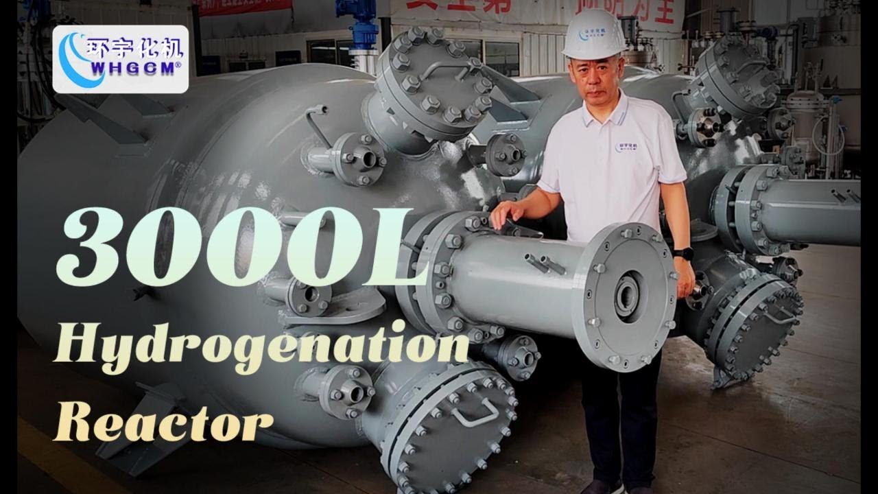 CE 3000L High Pressure & High Temperature Hydrogenation Reactor PID PLC IoT Remote Automatic control