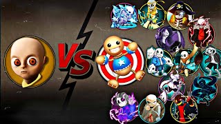 The Baby In Yellow Vs All Legendary Sans & The Buddy | Most Epic Video screenshot 4