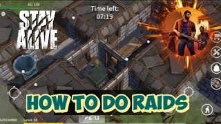 Stay Alive zombie Survival game : How to do Raids and how to make a Safe homebase screenshot 1