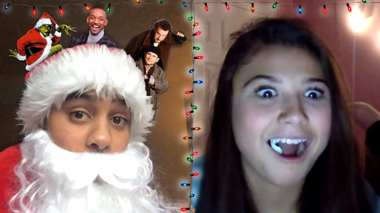 SANTA does VOICE IMPRESSIONS on OMEGLE!