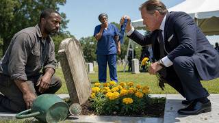 Cemetery Director Fired Him for Tending a Forgotten Grave Then 5 Black Cars Arrived