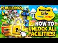 How to Unlock Everything in Tomodachi Life Living the Dream 🎁 ALL Island Facilities & Buildings