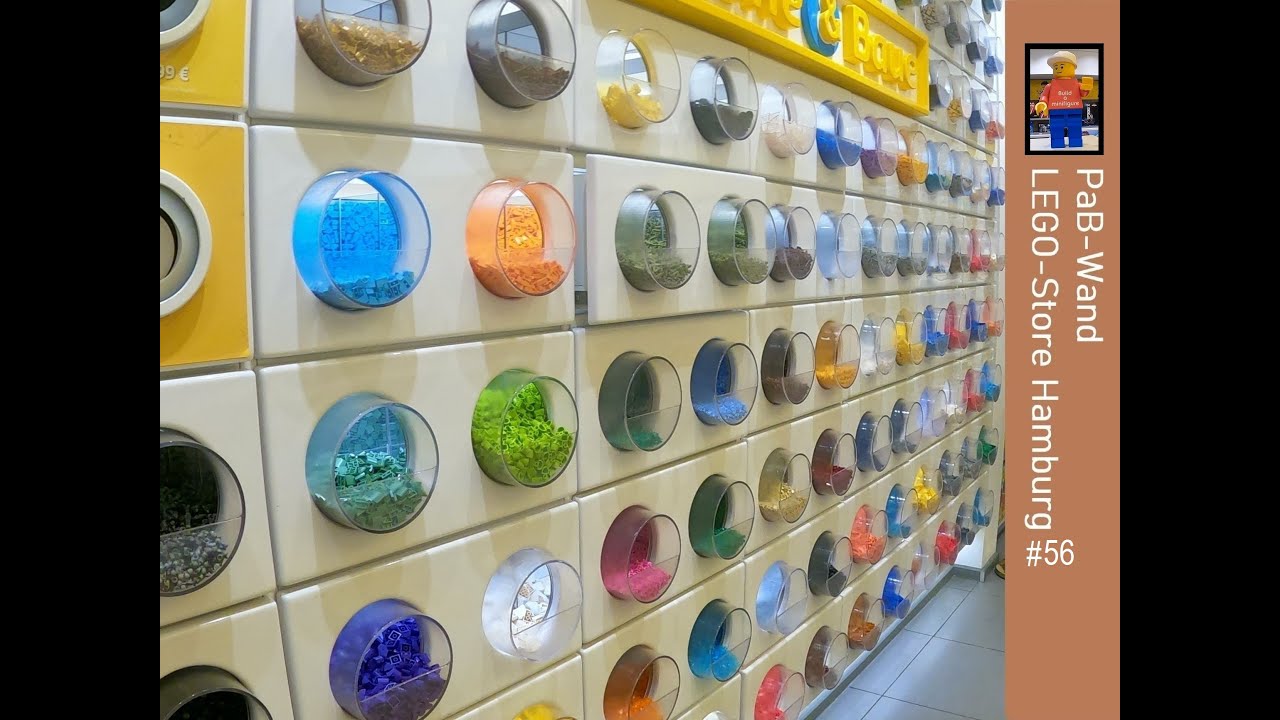 Steine und Teile aus der Wand, sowie vom BaM-Tower, vom Hamburger Lego Store (#56) vom 16.03.2023