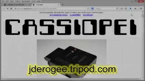 Cassiopei info 06 - firmware upgrade