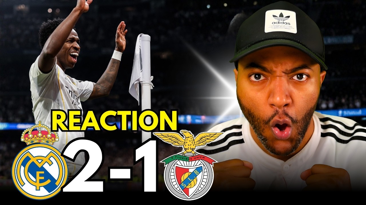 VINI DECIDES IT! ✊🏾 Real Madrid 2-1 Benfica (3-1 Agg) | URKG Reacts