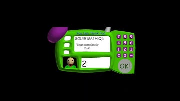Baldi roasting on the 