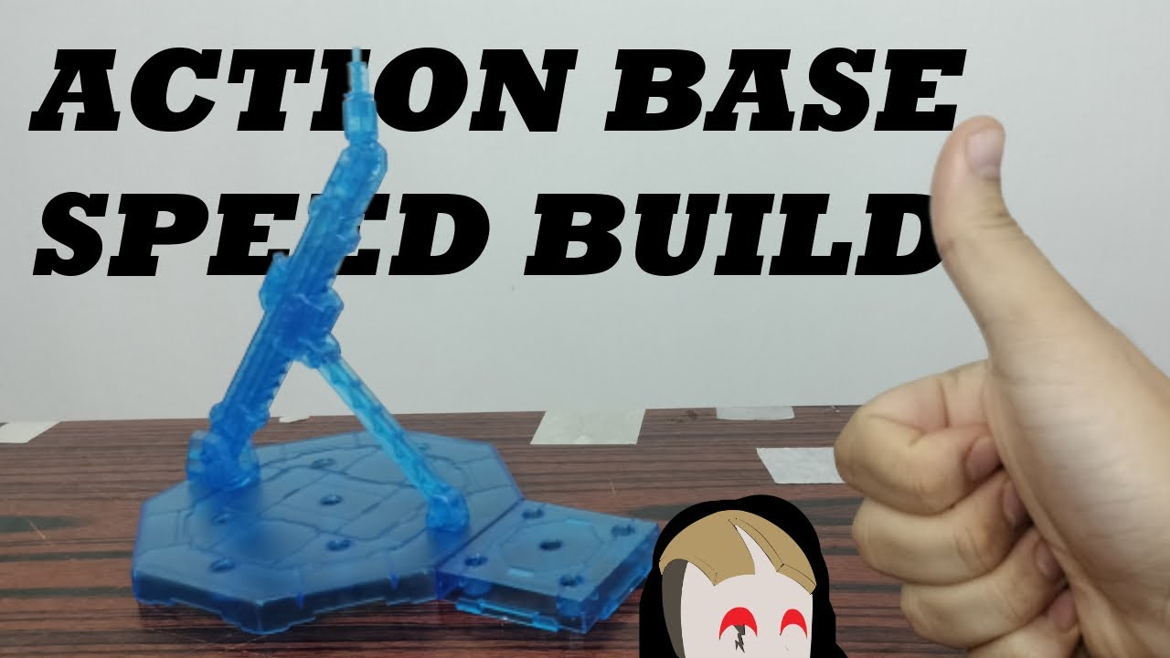 Gunpla Action Base Display Speed Build | Model Kits Accessories | Sped ...