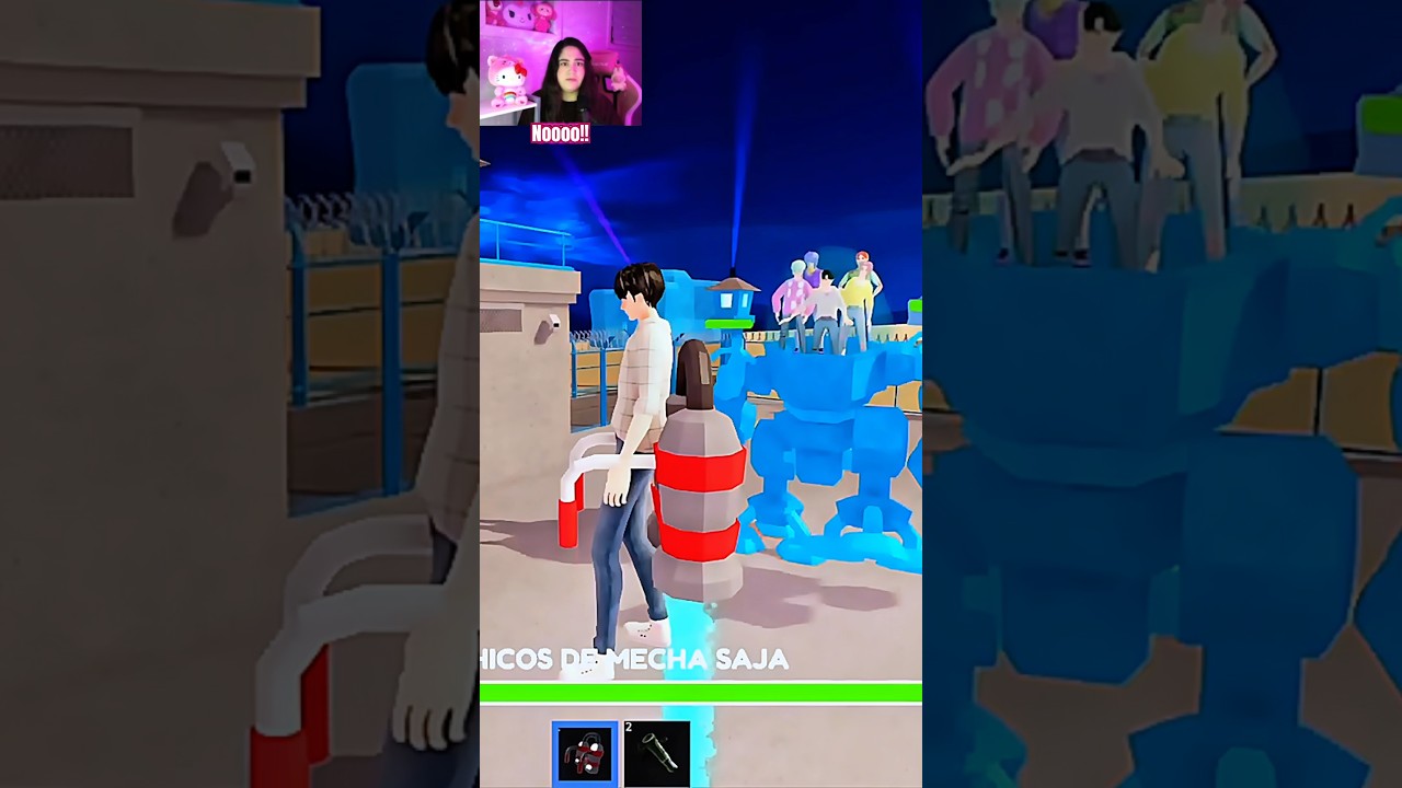 💙JINU VUELA sobre el ROBOT de los SAJA BOYS 🤯